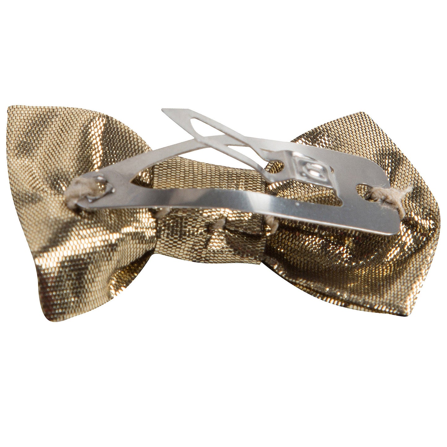 Girls Gold Bow Two Piece Hairclip