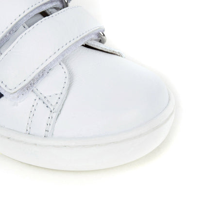 Baby White Leather Trainers
