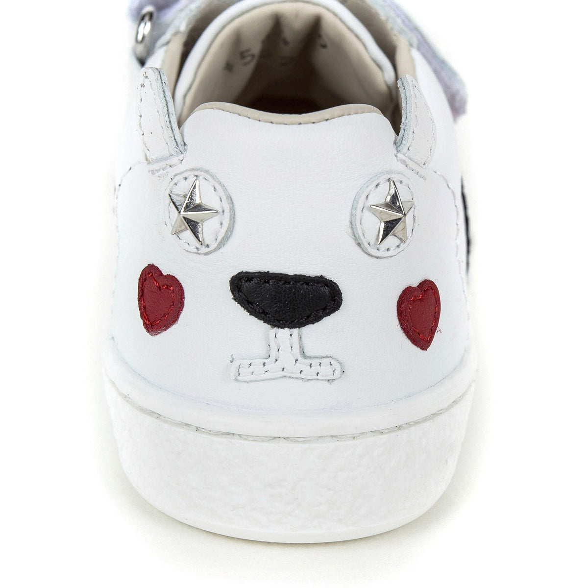 Baby White Leather Trainers