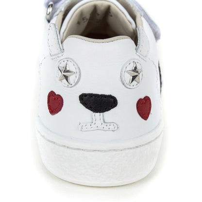 Baby White Leather Trainers