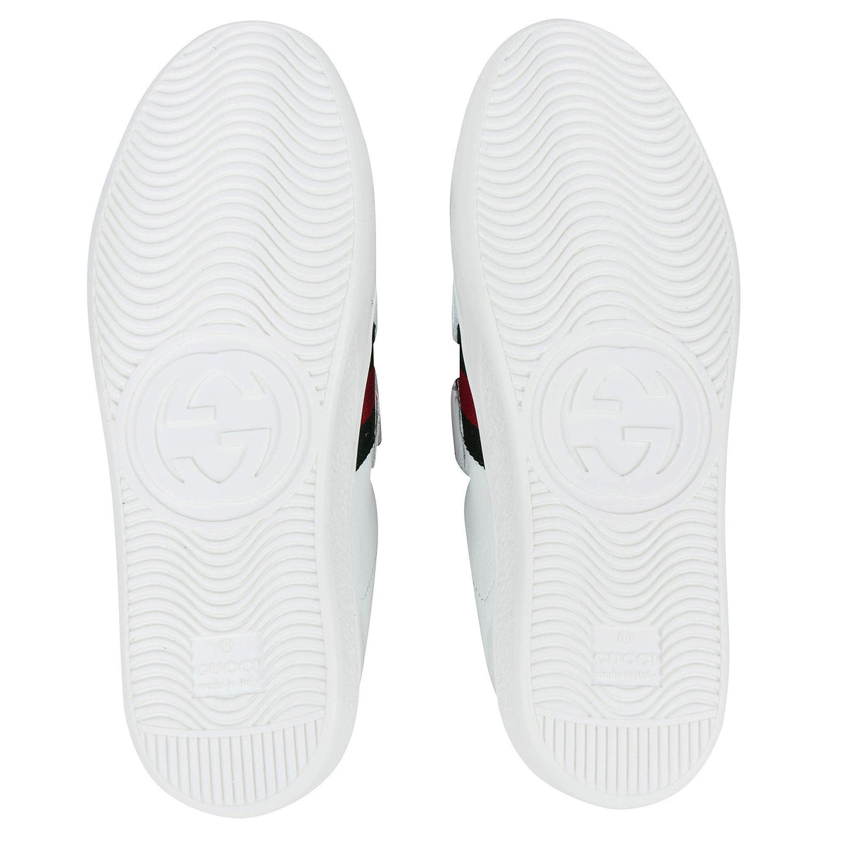 Boys & Girls White Leather Trainers