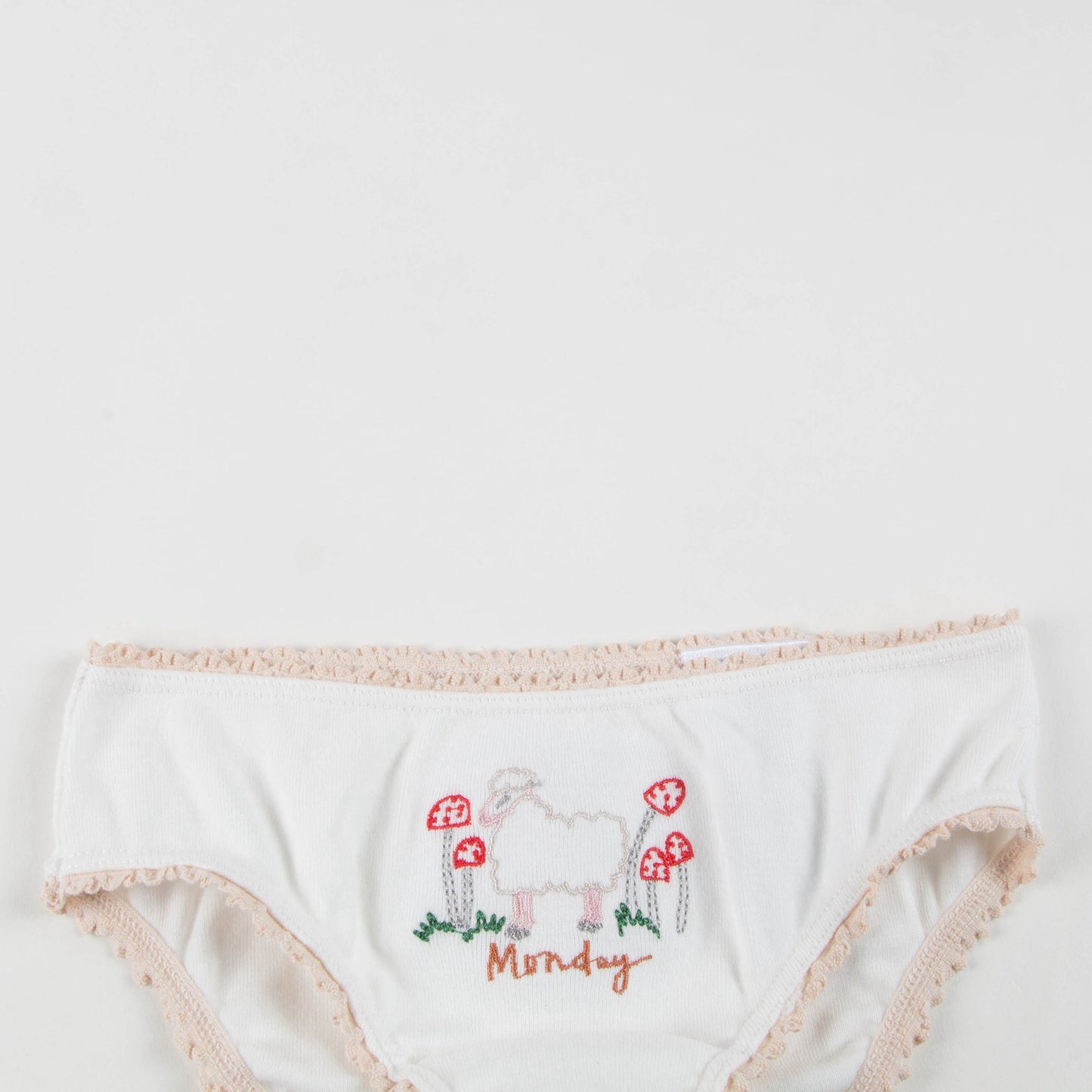 Girls White Anticipato Prim Underwear 7 Pack Gift Set