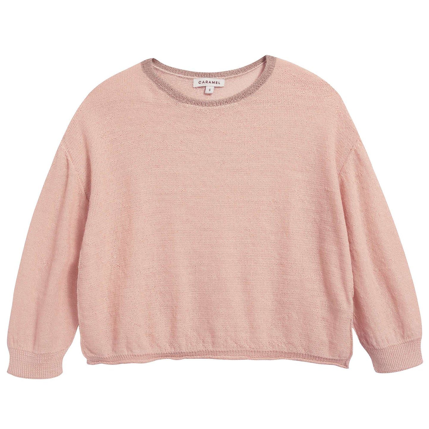 Girls Pink Baby Alpaca Knitwear Jumper