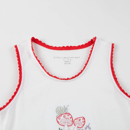 Girls White Anticipato Prim Vests 7 Pack Gift Set