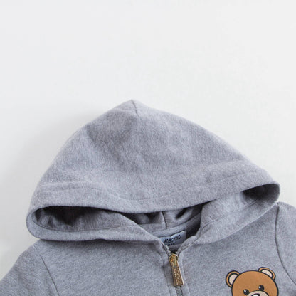 Baby Grey Cotton Toy Tracksuit