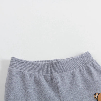 Baby Grey Cotton Toy Tracksuit