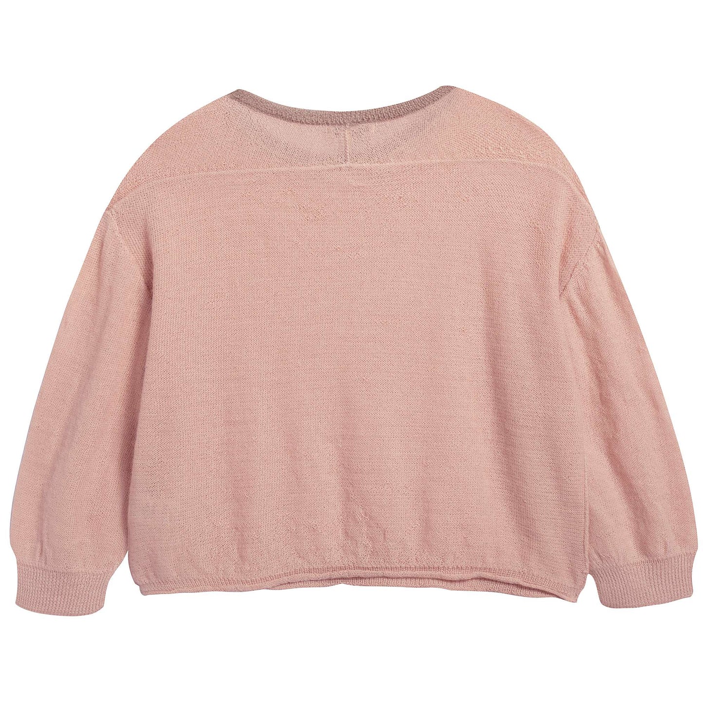 Girls Pink Baby Alpaca Knitwear Jumper