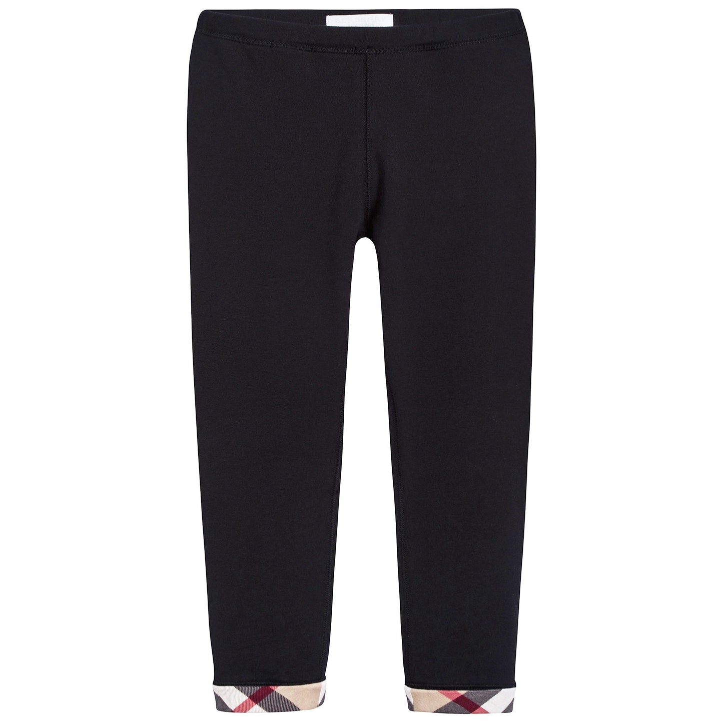 Girls Black Cotton Leggings