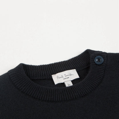 Boys  Black  Cotton  Sweatshirt