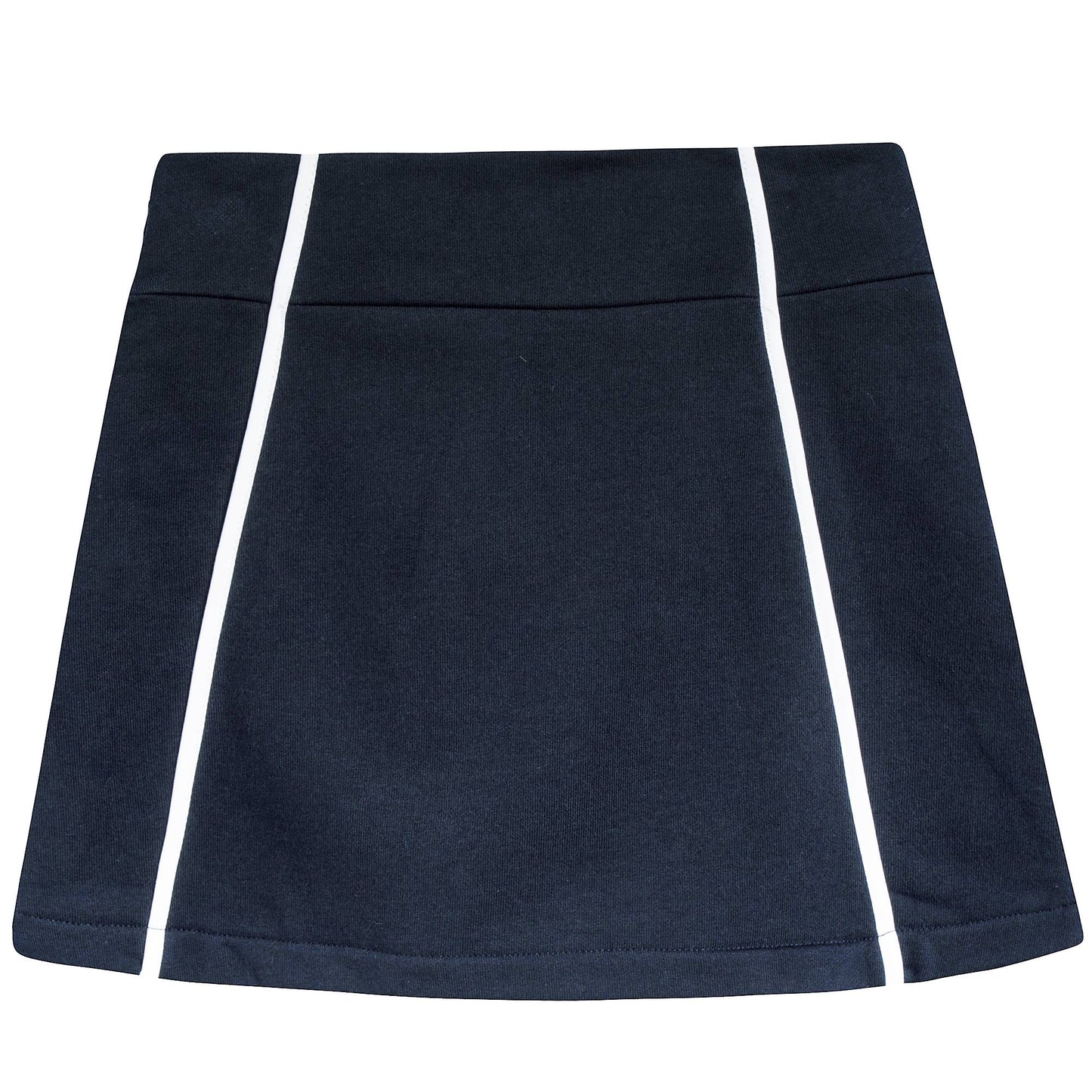 Girls Navy Blue Cotton Skirt
