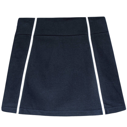 Girls Navy Blue Cotton Skirt