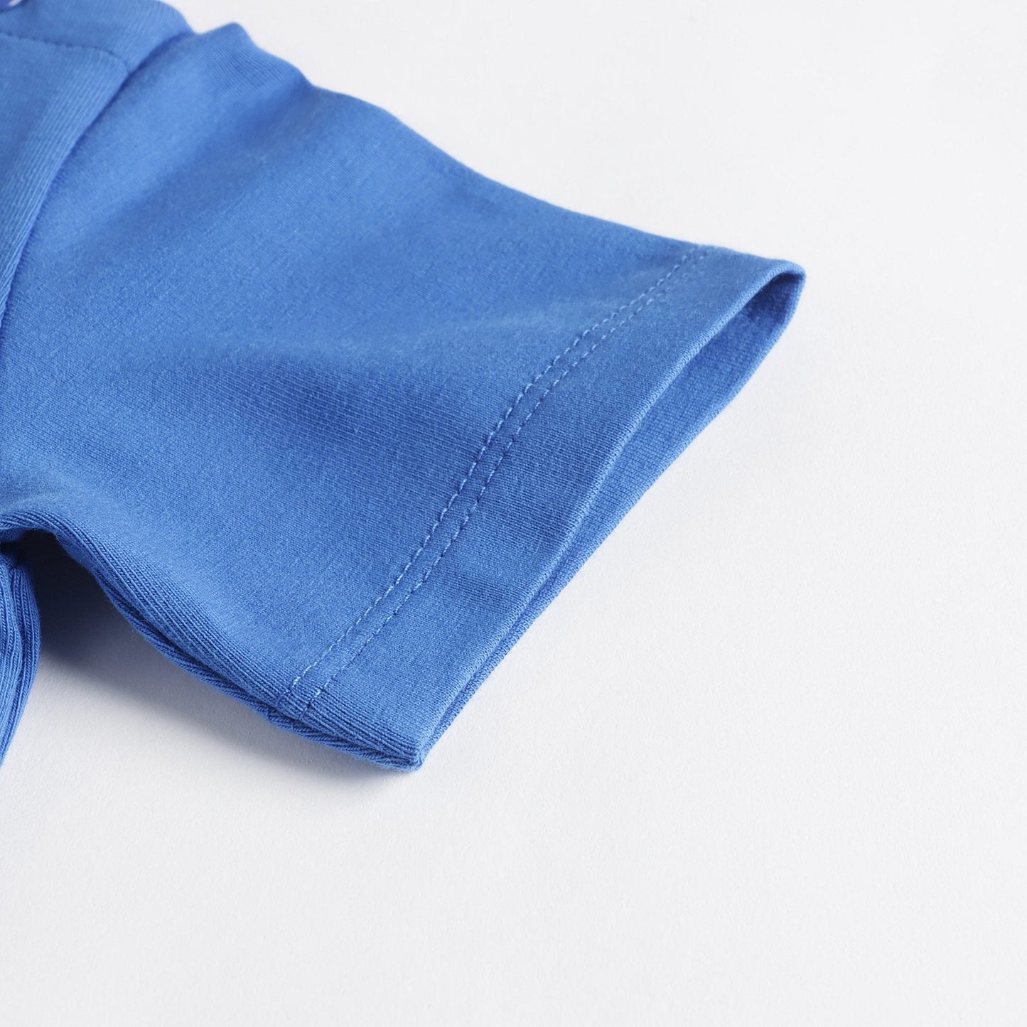 婴儿蓝色Logo棉T恤