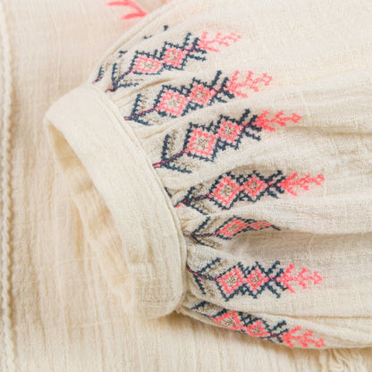 Girls Beige "Nya" Blouse