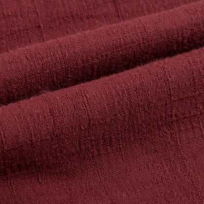 Girls Wine Red "Ourika" Cotton Dress