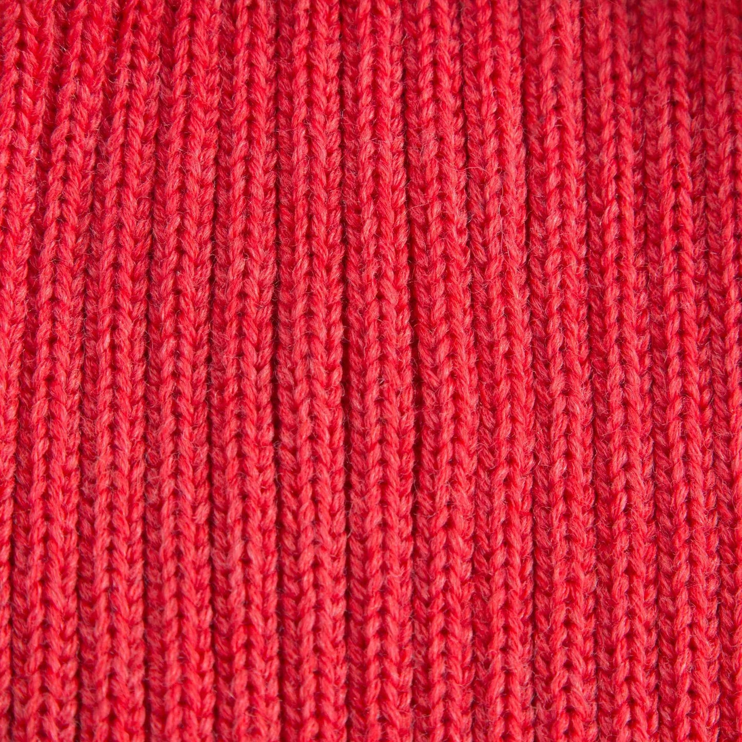 Girls Pink Knitted Hat With Fur Pom-Pom Trim