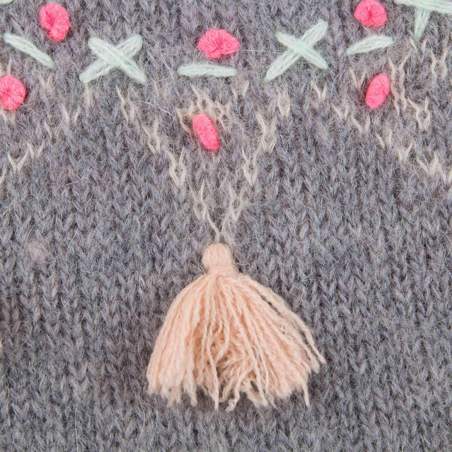 Girls Grey "Edgard" Sweater
