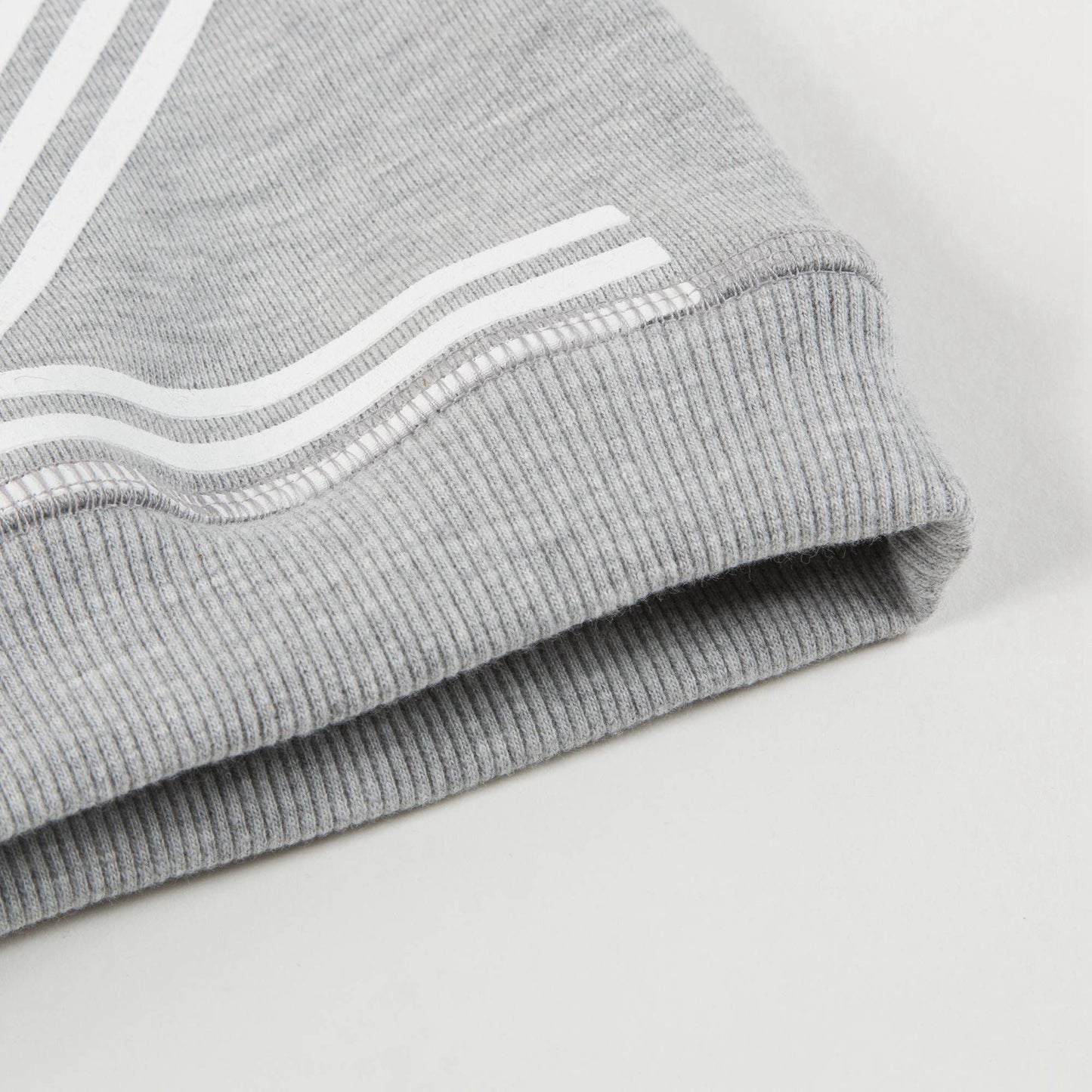 Boys  Marled  Grey   Logo  Cotton  Swearshirt