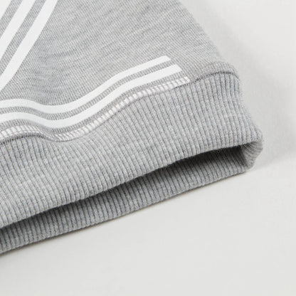 Boys  Marled  Grey   Logo  Cotton  Swearshirt