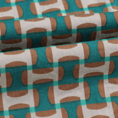 女童翡翠绿色棉短裙