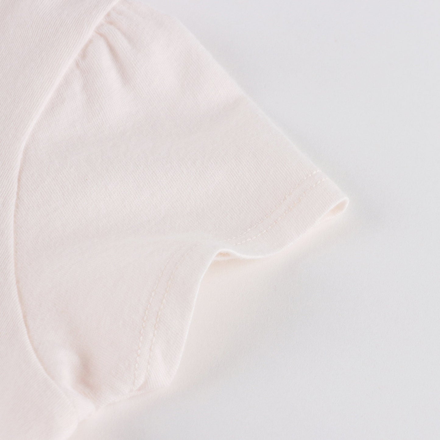 女婴淡粉色棉T恤