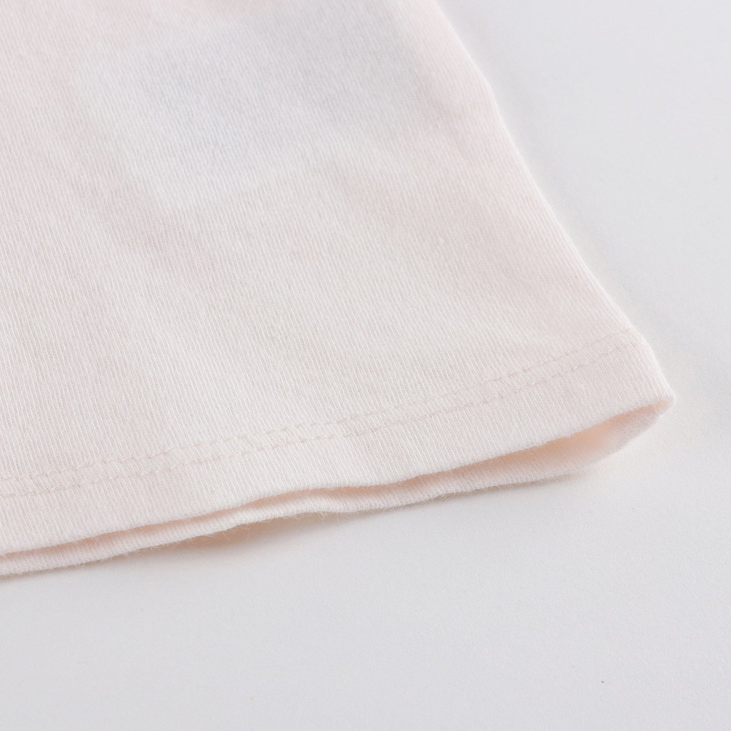 女婴淡粉色棉T恤