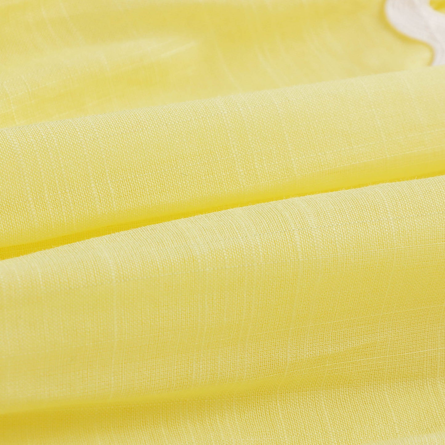 女童黄色棉连衣裙