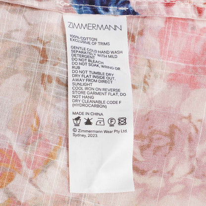 女童彩色花朵棉连衣裙