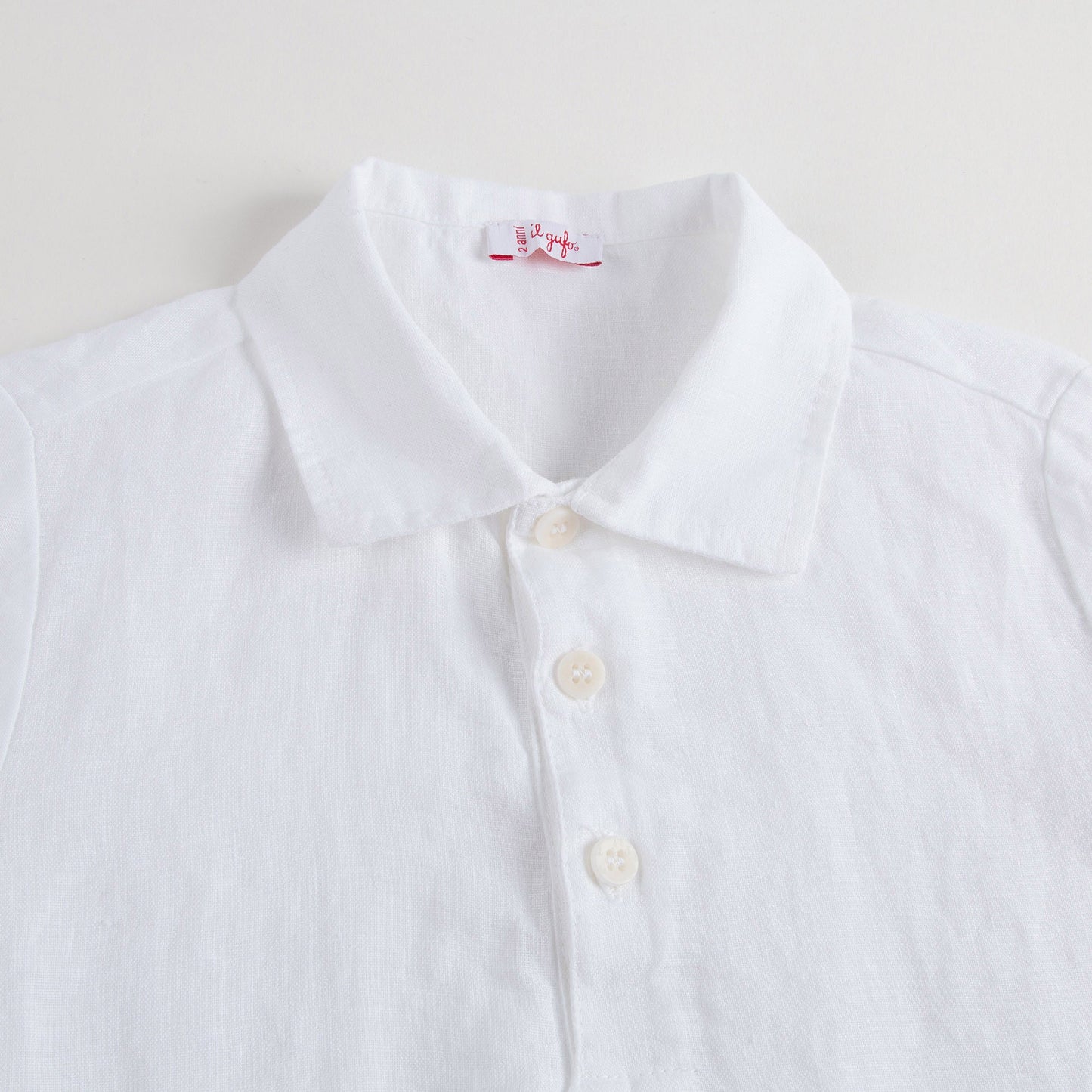 Boys White Polo Shirt