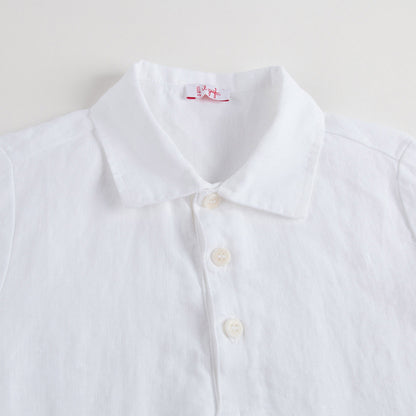Boys White Polo Shirt