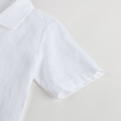 Boys White Polo Shirt