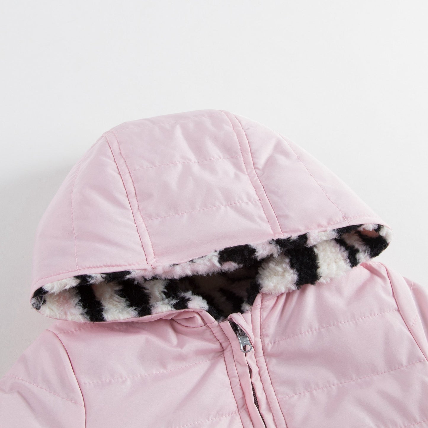 Baby Girls Pink Reversible Jacket