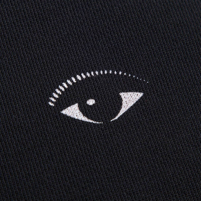 Boys Black Eye Printed Sweatshirt
