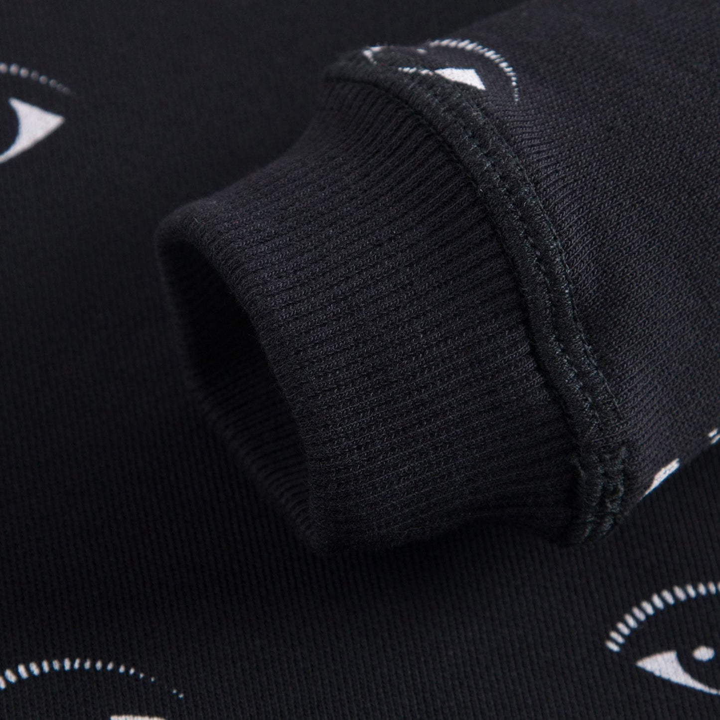 Boys Black Eye Printed Sweatshirt