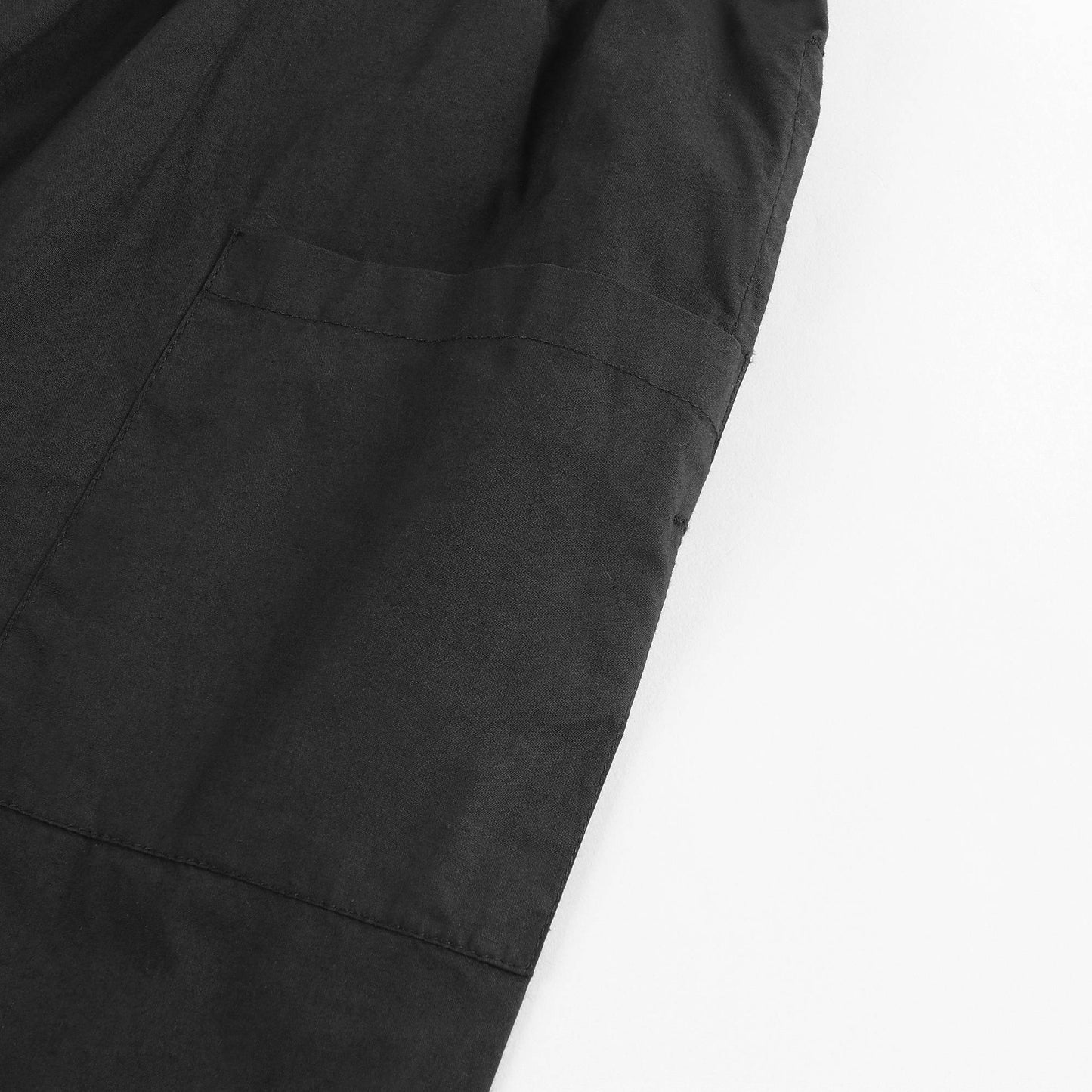 Boys & Girls Black Cotton Trousers