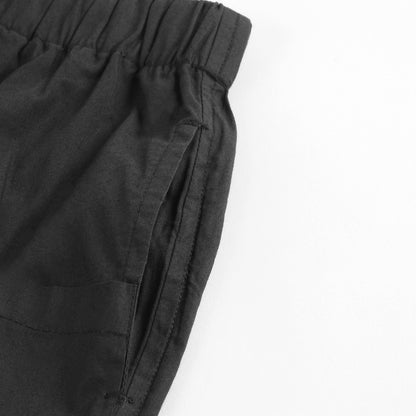 Boys & Girls Black Cotton Trousers