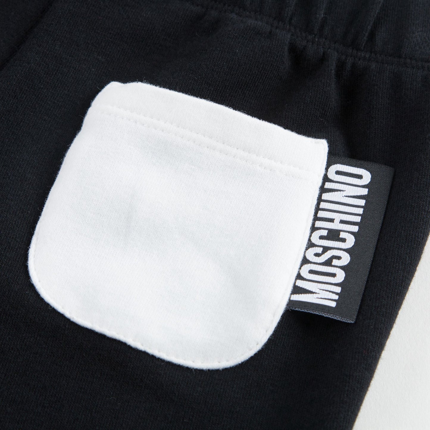 Baby White & Black Heart Tracksuit