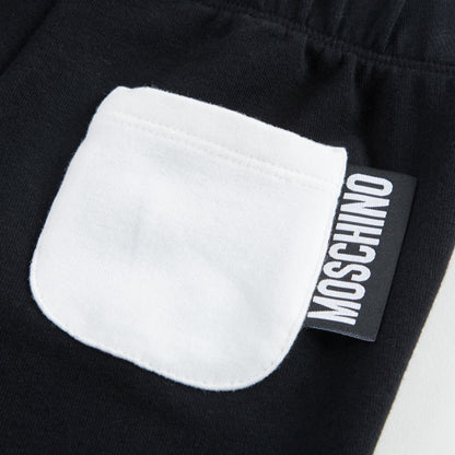 Baby White & Black Heart Tracksuit
