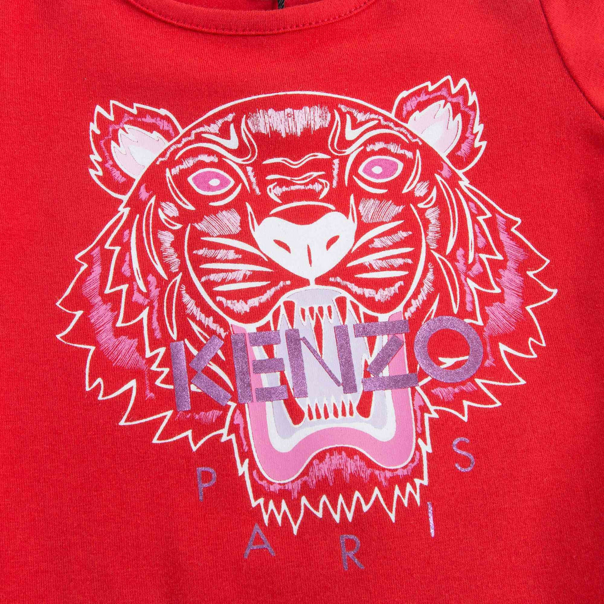 Baby Girls Red Tiger T-Shirt