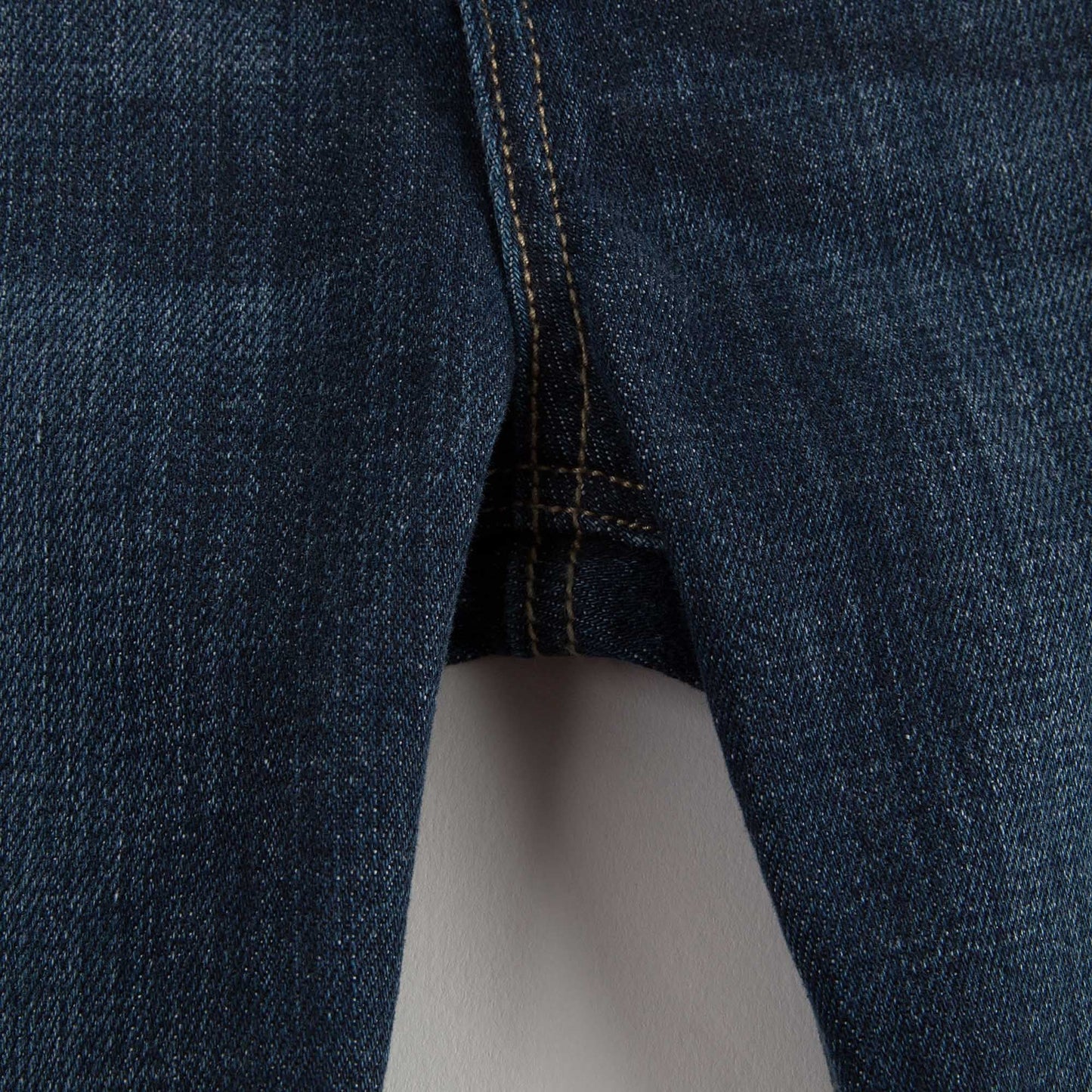Baby Boys Blue Denim Jeans With Check Turn-Ups