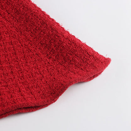 女童红色连衣裙