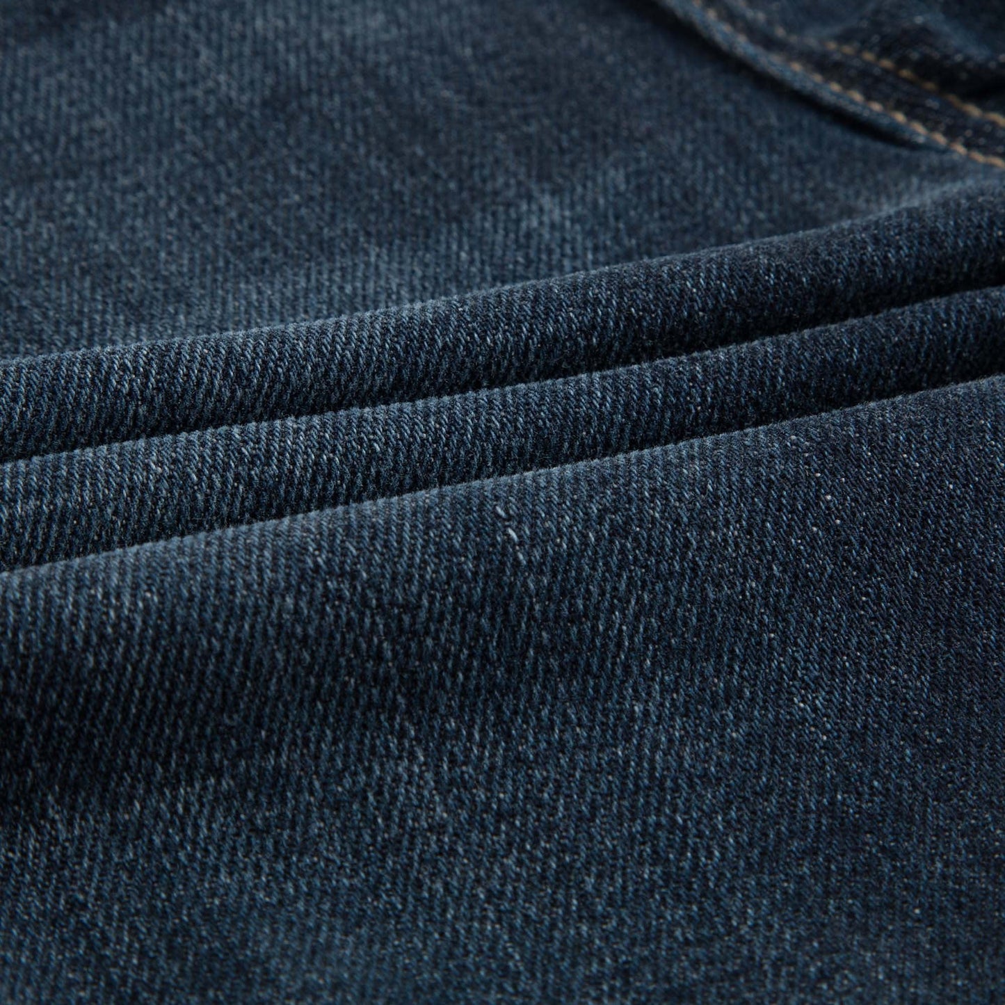 Baby Boys Blue Denim Jeans With Check Turn-Ups