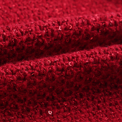 女童红色短外套