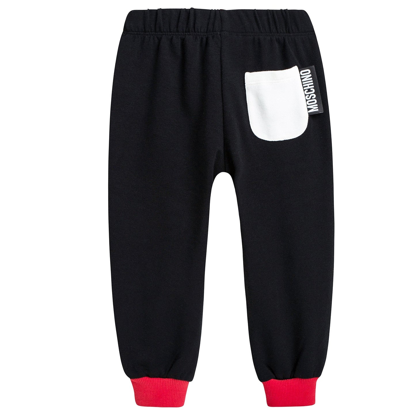 Baby White & Black Heart Tracksuit