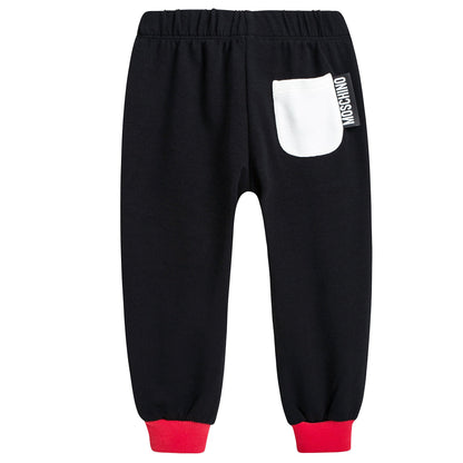 Baby White & Black Heart Tracksuit