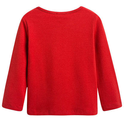Girls Red Tiger T-Shirt