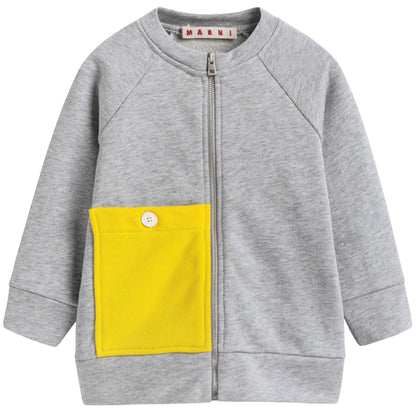 Baby Girls Grey Cotton Jacket
