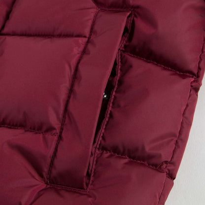 Boys Wine Red 'Willie' Down Padded Jacket