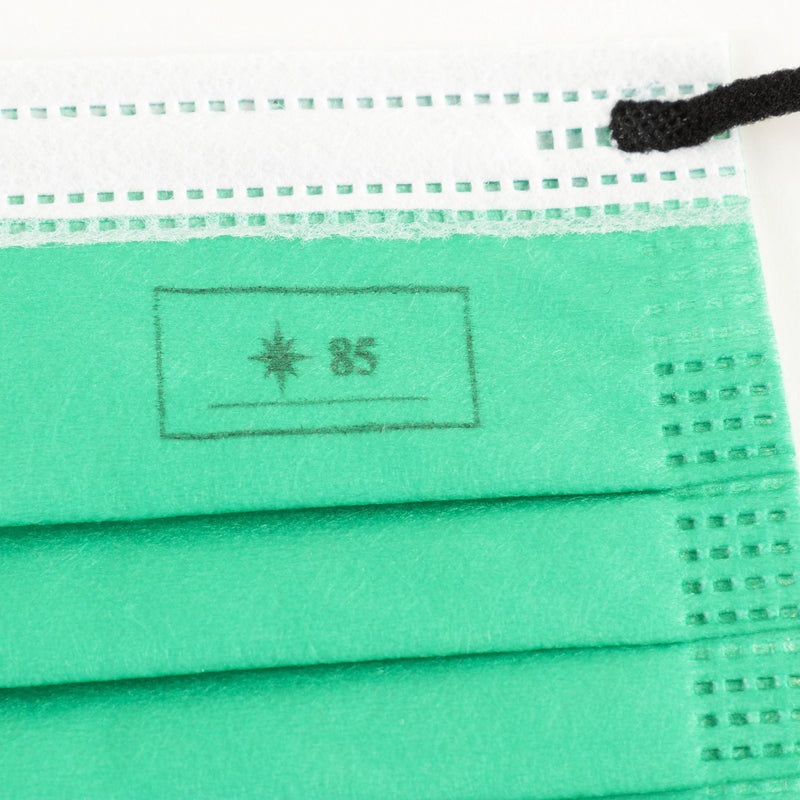绿色儿童口罩