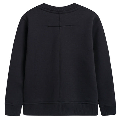 Boys Black Logo Sweatshirt