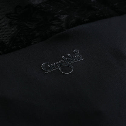 女士黑色丝绒芭蕾舞连体衣(有衬里DA4049MP/black)